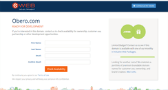Desktop Screenshot of obero.com